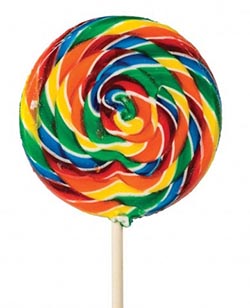 Multi flavor lollipop